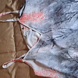 Rosegal shirt, semi sheer, multicolored, lightweight, size 4x